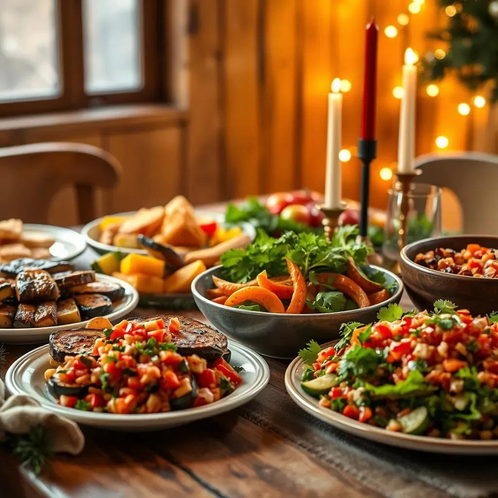 Accompagnements végétariens méditerranéens pour un Noël gourmand