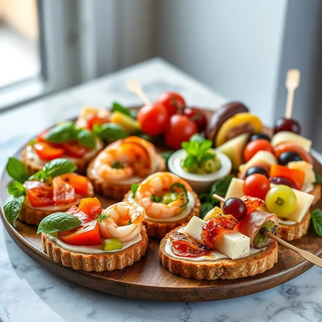 Comment faire des bouchées apéritives simples : les options froides
