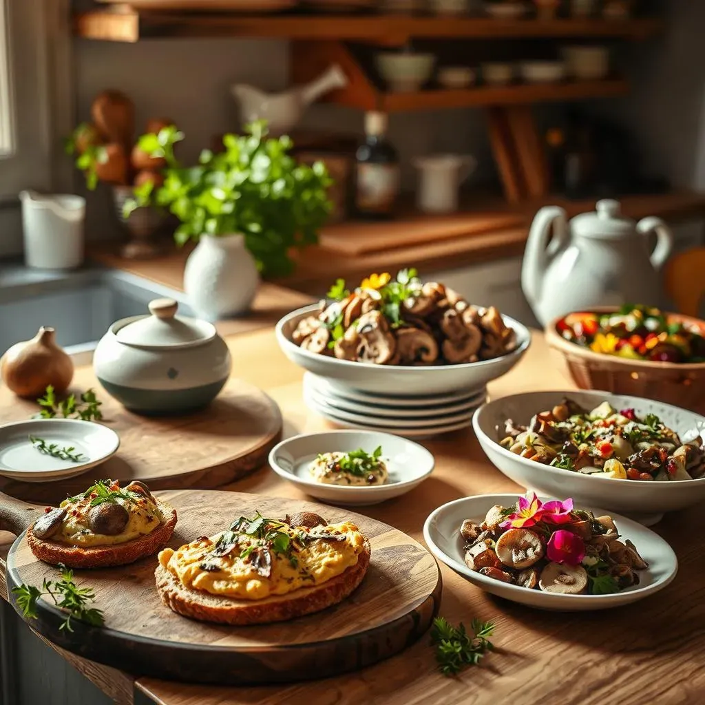 Des idées simples de plats rapides avec champignons français