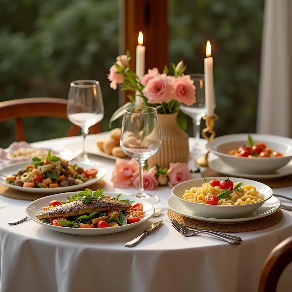 Des plats simples pour un dîner romantique réussi