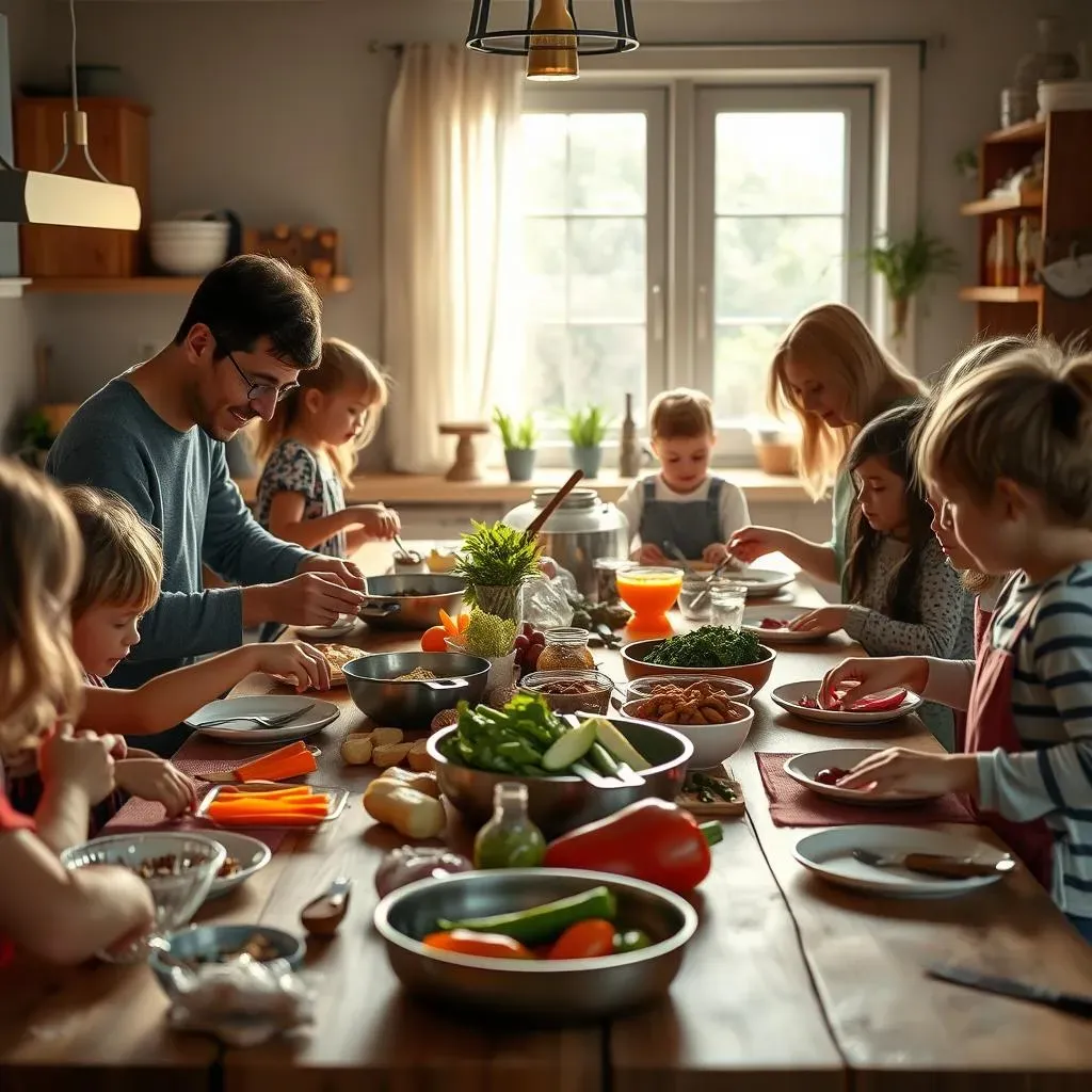 Impliquer toute la famille dans la préparation de plats simples