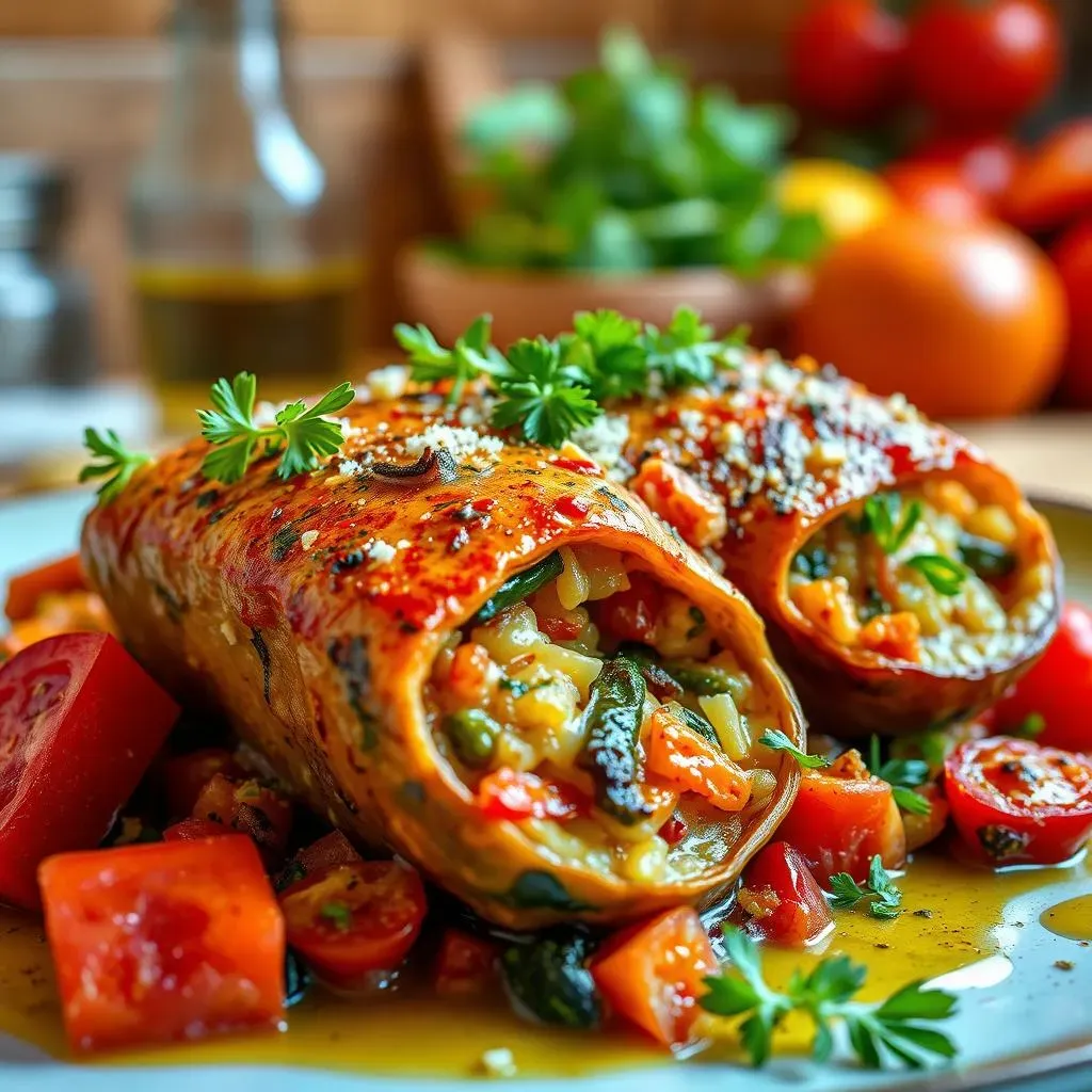 La préparation des légumes farcis façon méditerranéenne végétarienne