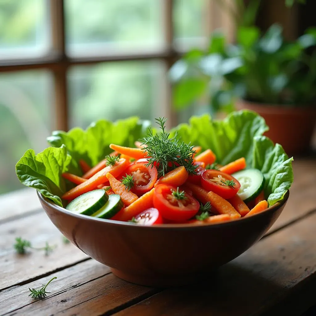 Les bases d'une salade fraîche et économique