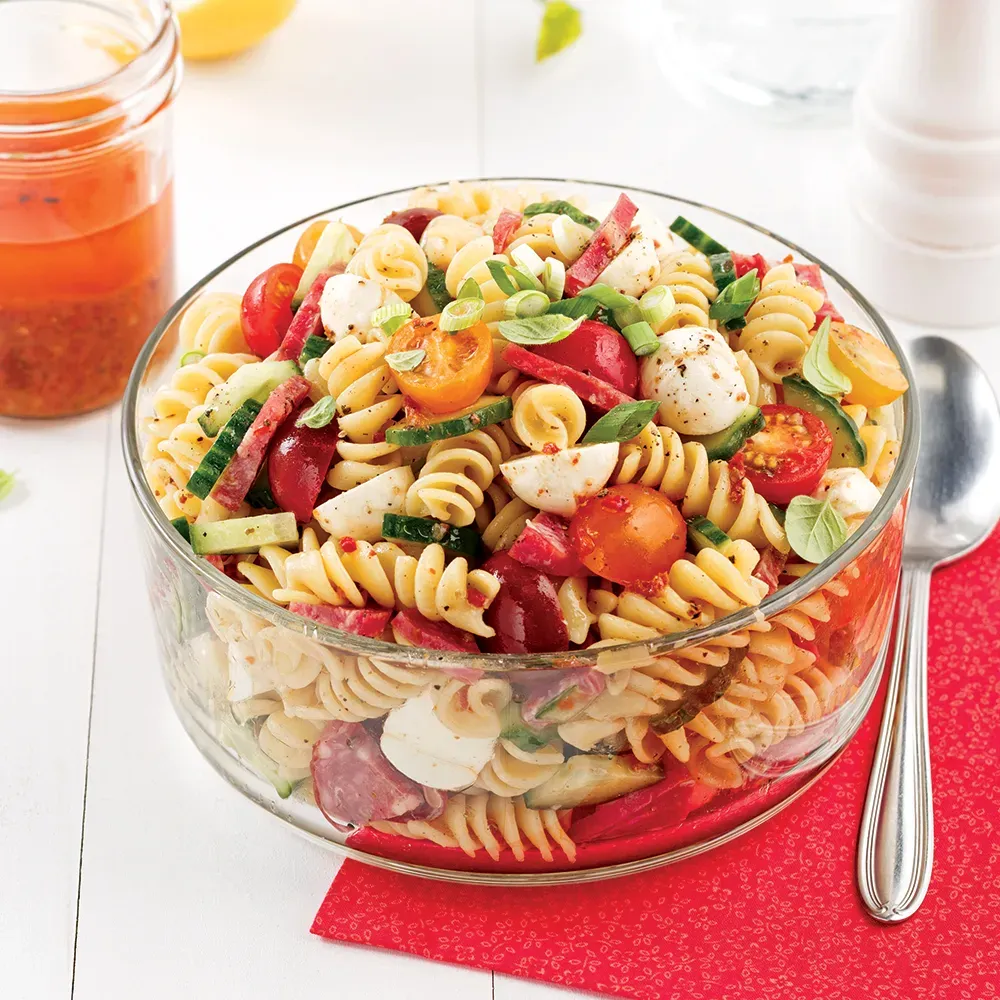 Les ingrédients clés pour une salade de pâtes parfaite avant l'effort