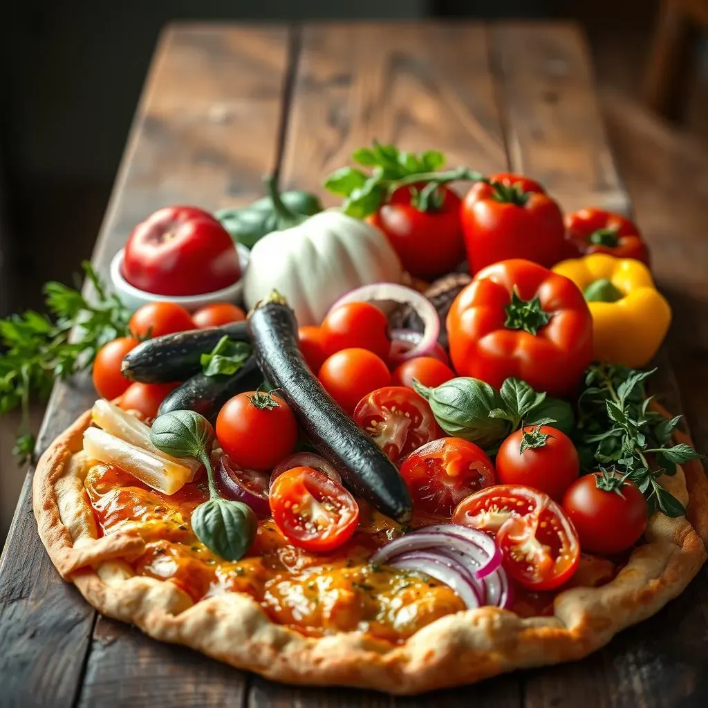 Les Ingrédients de Tarte Méditerranéenne Végétarienne