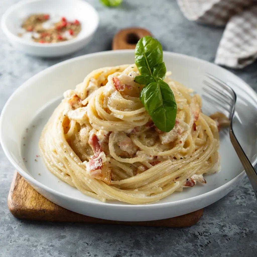 Pâtes à la Carbonara à la Française : Quand la Crème S'invite