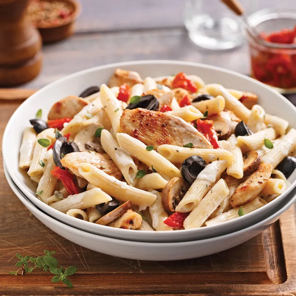 Recettes de pâtes au poulet : Les classiques crémeux