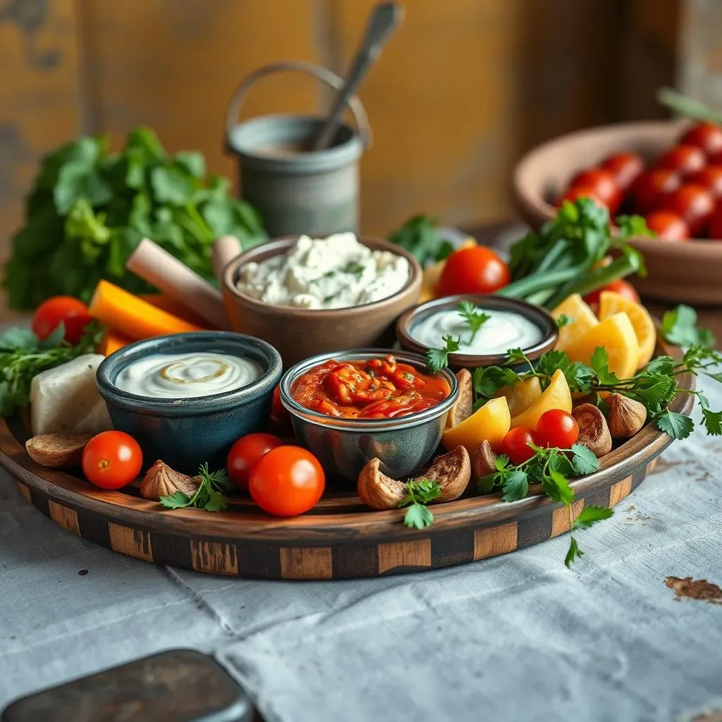 Sauces et dips méditerranéens pour vos crudités