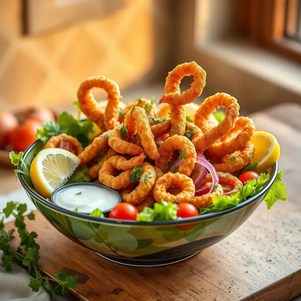 Serving and Enjoying AirFried Calamari Mediterranean Recipe: Ideas and Inspiration